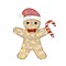 32 Inch H Set of 2 Heart Shaped Gingerbread Men with Box 50L Warm